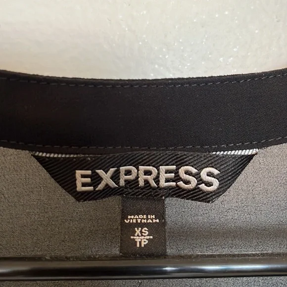Express sheer long sleeve top XS - Picture 3 of 5